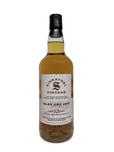 GLEN ORD 12 ans 2012 1st fill bourbon 100 Proof - visuel principal