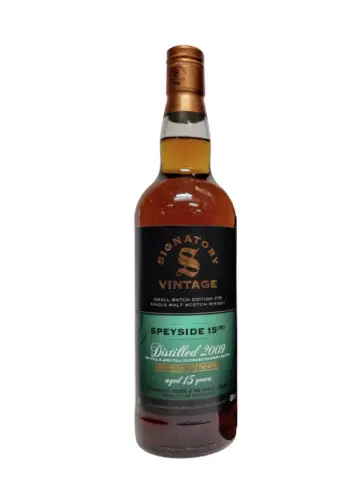 SECRET SPEYSIDE DISTILLERY 15 ans 2009 (M) 2009 Small Batch #19 1 & 2 Fill Oloroso Sherry Butts Signatory Vintage - main image