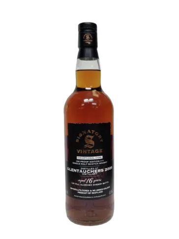 GLENTAUCHERS 2009 100 Proof Exceptional #11 1st Fill Oloroso Sherry Butts Signatory Vintage - main image