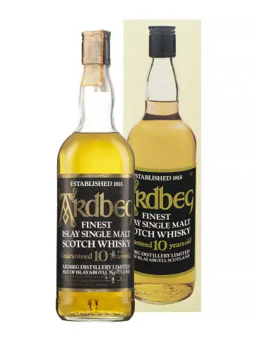 ARDBEG 10 ans Black Label Clear Glass - Spirit Import Of - visuel principal