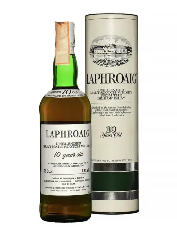 LAPHROAIG 10 ans Unblended - Cinzano Import - visuel principal