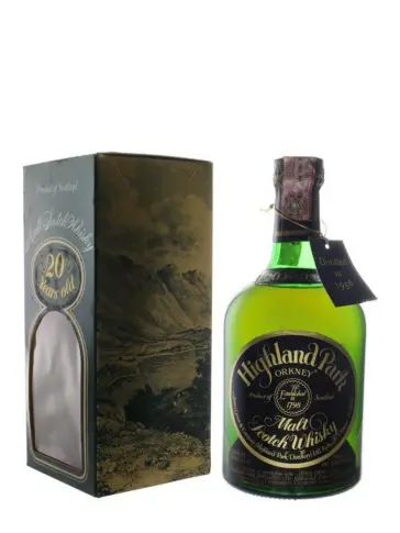 HIGHLAND PARK 20 ans 1956 Dumpy Bottle Rotation 1976 - main image