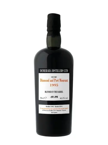 DIAMOND AND PORT MOURANT 19 ans 1995 Demerara SV - PM One of 564 bottles, edition 2014 - main image