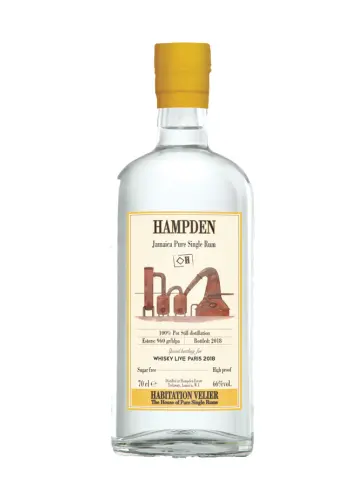 HAMPDEN <>H White Whisky LIve 2018 Habitation Velier - visuel principal