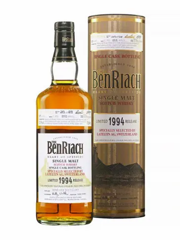 BENRIACH 21 ans 1994 Lateltin bottling #41165 - main image
