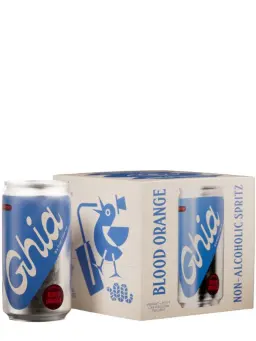 GHIA Non-Alcoholic Blood Orange Spritz Pack de 4 - secondary image - New arrivals