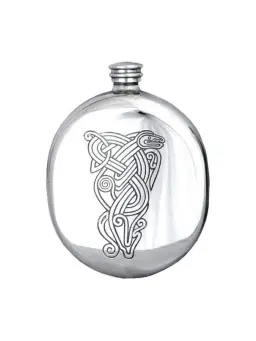 CELTIC FLASK Dragons - Etain Flasques - visuel secondaire - Accessoires & Livres