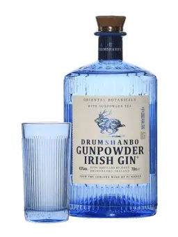 DRUMSHANBO GUNPOWDER Irish Gin Coffret 1 verre - visuel secondaire - Les coffrets cadeaux