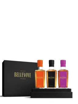 BELLEVOYE Coffret Tricolore Prestige - visuel secondaire - les whiskies français tourbés