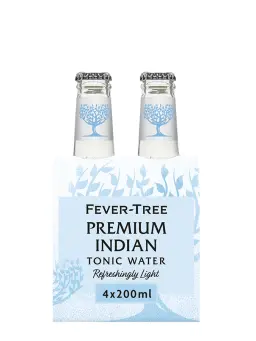 FEVER-TREE Refreshingly Light Indian Tonic Water Pack 4 X 200 ML - secondary image - England