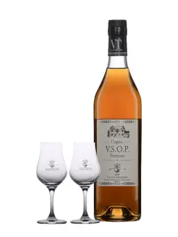 VALLEIN TERCINIER Coffret 1 Bouteille VSOP 2 Verres - visuel secondaire - FRENCH DAYS : Les cognacs
