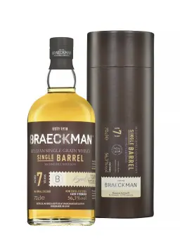BRAECKMAN 7 ans 2015 Single Barrel Grain Whisky Second Fill Bourbon Antipodes - secondary image - Single grain - World