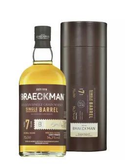 BRAECKMAN 7 ans 2015 Single Barrel Grain Whisky Second Fill Bourbon Antipodes - visuel secondaire - Les spiritueux du catalogue Antipodes