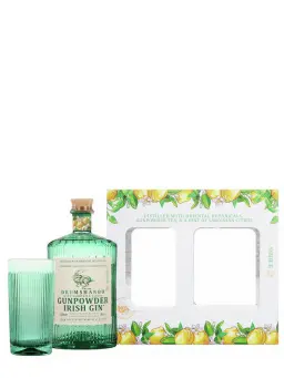 DRUMSHANBO GUNPOWDER Gin Agrumes de Sardaigne Coffret 1 Verre - visuel secondaire - Les coffrets cadeaux