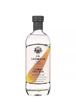 JG THOMSON Citrus Dry Gin JG - visuel secondaire - Distilled Gin
