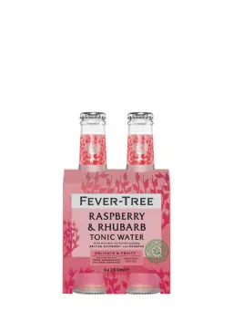 FEVER-TREE Raspberry & Rhubarb Tonic Water Pack 4 X 200 ML - secondary image - England