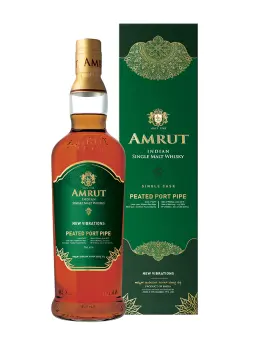 AMRUT 8 ans 2015 #4677 Peated Port Pipe New Vibrations - secondary image - Peated whiskies of the world