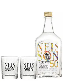 NEISSON coffret Ti-punch Blanc & 2 verres - visuel secondaire - Les offres privilèges de La Maison du Whisky