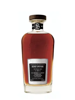 SECRET SPEYSIDE DISTILLERY 18 ans 2005 1st fill Sherry Butt CS Collection Foundations Signatory Vintage - secondary image - Privilege offers : Speyside