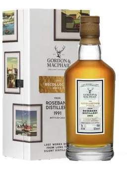 ROSEBANK 32 ans 1991 1ST FILL BOURBON BARREL Recollection Gordon & Macphail - visuel secondaire - Distilleries fermées