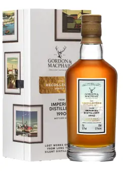 IMPERIAL 33 ans 1990 REFILL AMERICAN HOGSHEAD Recollection Gordon & Macphail - secondary image - Gordon & MacPhail