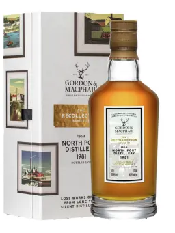 NORTH PORT BRECHIN 42 ans 1981 REFILL AMERICAN HOGSHEAD Recollection Gordon & Macphail - secondary image - Independent bottlers - Whisky