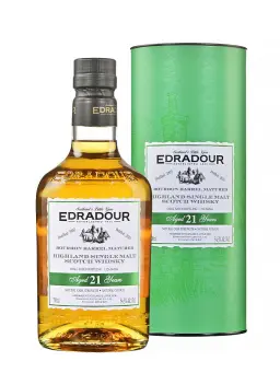 EDRADOUR 21 ans Bourbon Barrels - secondary image - Flash Offer : -15% selection