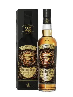 FLAMING HEART 25th Anniversary Edition Compass Box - visuel secondaire - Whisky Ecossais