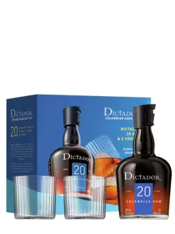 DICTADOR 20 ans Coffret 2 verres - visuel secondaire - Les coffrets cadeaux
