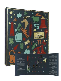 CALENDRIER DE L'AVENT Le Monde des Whiskies Coffret 25 x 2cl - visuel secondaire - MONDE