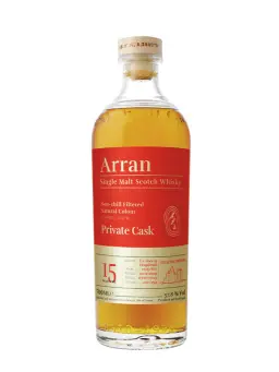 ARRAN 15 ans 2009 Re-Fill Sherry Hogshead 09/867 Itinéraires - secondary image - ARRAN