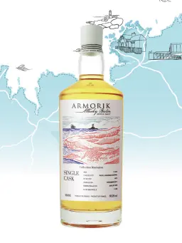 ARMORIK 11 ans 2013 Tourbé ex-Bourbon Itinéraires - secondary image - Itineraries - French Whisky & Spirits