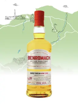 BENROMACH 16 ans 2009 1st Fill Super Toscan Itinéraires - secondary image - Scotch single malt