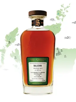 BALLECHIN 12 ans 2012 1st Fill Oloroso Butt Cask Strength Collection Itinéraires - secondary image - SCOTCH WHISKY