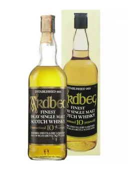 ARDBEG 10 ans Black Label Clear Glass - Spirit Import - secondary image - Raretés d'Islay