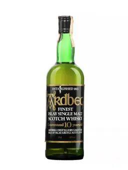 ARDBEG 10 ans Black Label Green Glass - secondary image - Raretés d'Islay
