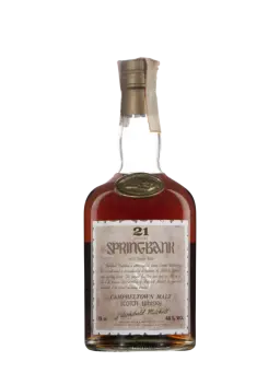 SPRINGBANK 21 ans Dumpy - visuel secondaire - Les whiskies incontournables