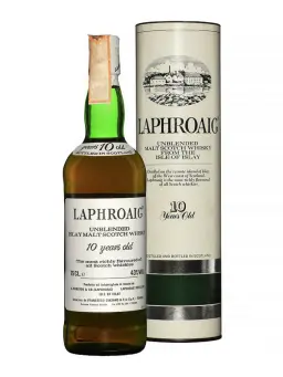 LAPHROAIG 10 ans Unblended - Cinzano Import - secondary image - Islay