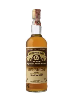 BENRIACH 12 ans 1969 Gradient Brown Label - Meregalli Import - secondary image - Connoisseurs Choice