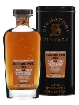 HIGHLAND PARK 22 ans 1989 Orange P.717U Signatory Vintage - visuel secondaire - 22 ans