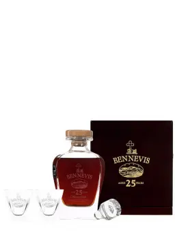 BEN NEVIS 25 ans Sherry Cof. 2 Verres Cristal Coffrets Cadeaux - secondary image - BEN NEVIS