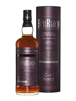 BENRIACH 38 ans 1976 Bourbon Barrel Peated Batch 12 - secondary image - 1976