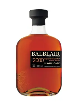 BALBLAIR 2000 Single Cask - secondary image - Rare Whiskies
