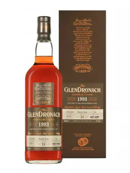 GLENDRONACH 24 ans 1993 Sherry Butt Batch 15 - secondary image - Nos archives 