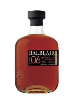 BALBLAIR 14 ans 2006 Single Cask Sherry LMDW French Connections - visuel secondaire - Single cask - Écosse
