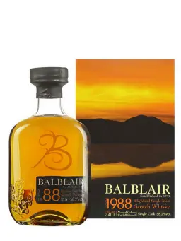 BALBLAIR 1988 Bourbon wood - secondary image - BALBLAIR