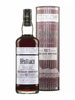 BENRIACH 34 ans 1977 pedro ximinez sherry cask #1034 - visuel secondaire - 34 ans