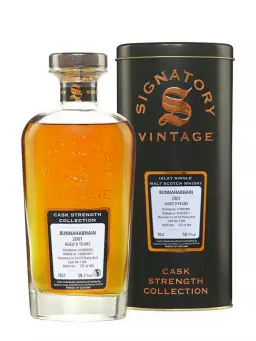 BUNNAHABHAIN 9 ans 2001 cask strength Signatory Vintage - secondary image - Independent bottlers - Whisky