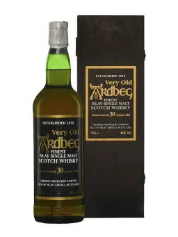 ARDBEG 30 ans Black Label Green Glass - visuel secondaire - Whiskies écossais tourbés