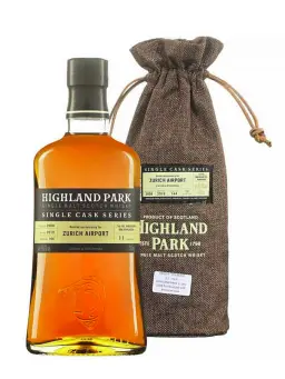 HIGHLAND PARK 11 ans 2008 Zürich Airport 1st Fill American Cask - secondary image - Collectors